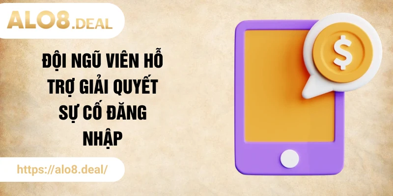 Đội ngũ viên hỗ trợ giải quyết sự cố đăng nhập trực tuyến