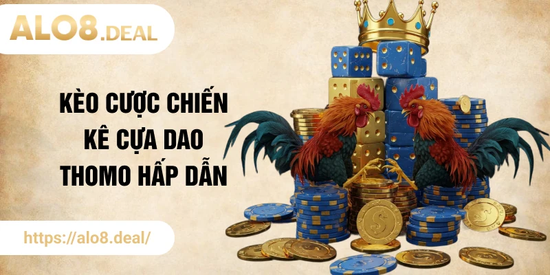 Kèo cược chiến kê cựa dao Thomo hấp dẫn