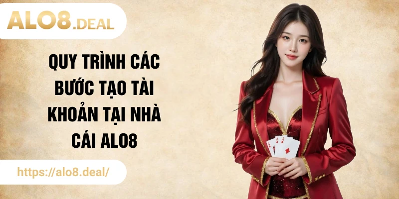 Quy trình các bước tạo tài khoản tại nhà cái ALO8