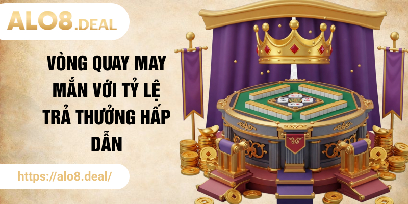 Vòng quay may mắn với tỷ lệ trả thưởng hấp dẫn